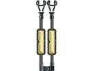 projecteur de travail rechargeable LED 2x 5W pliable noir/jaune