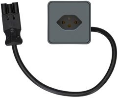 presa aggiuntiva per mobili 1x tipo 13 antracite 0.5m AC166