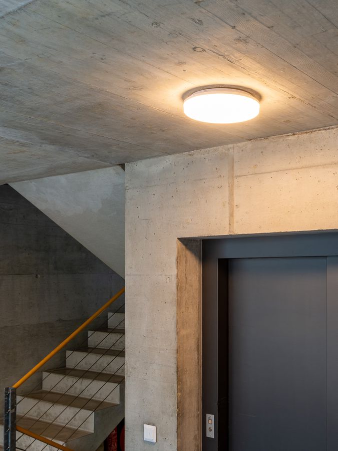 LED Decken- Wandleuchte FLAT HF weiss 3000K 1900lm