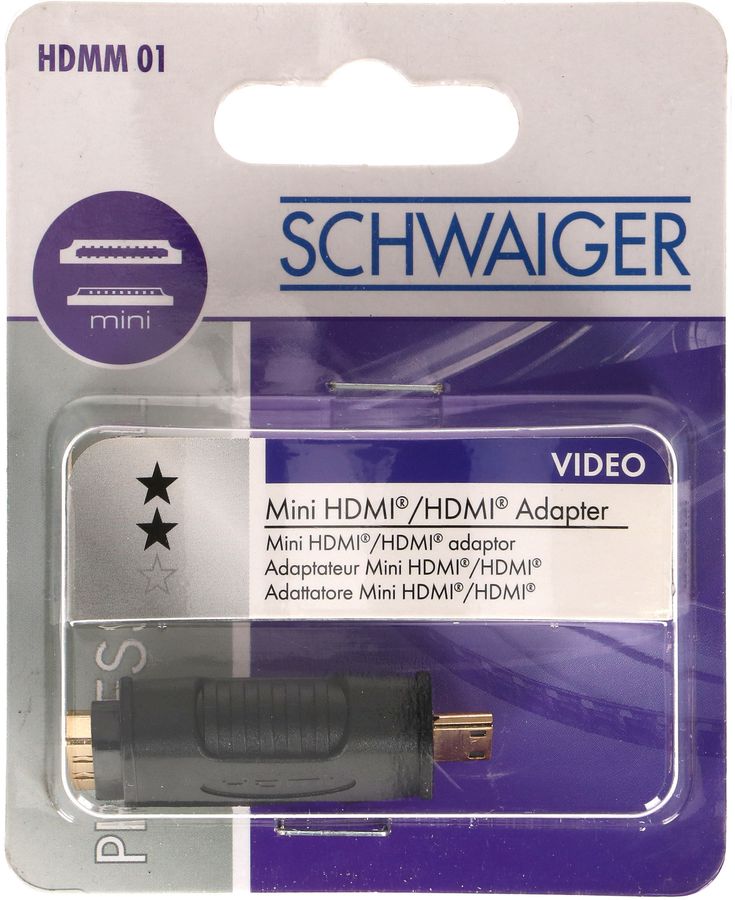 HDMI Adapter schwarz