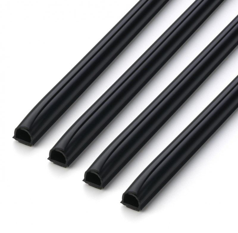 Cablefix adhesive 8x7mm black