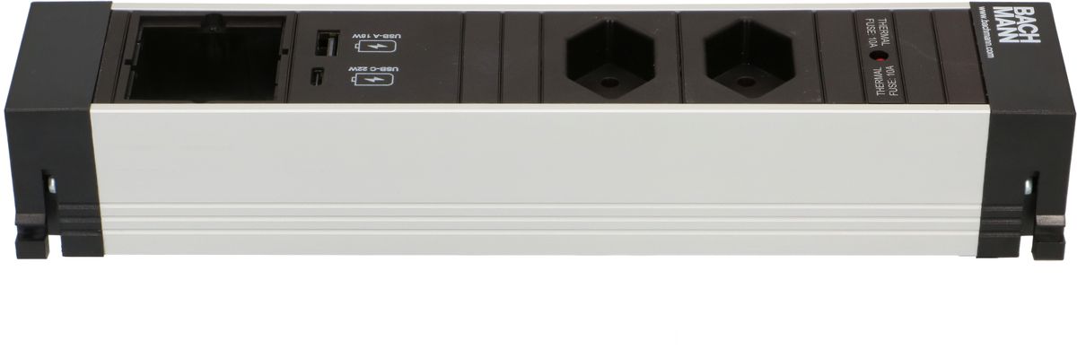 POWER FRAME 2x Typ13 1x USB A/C Charger 1x Leer