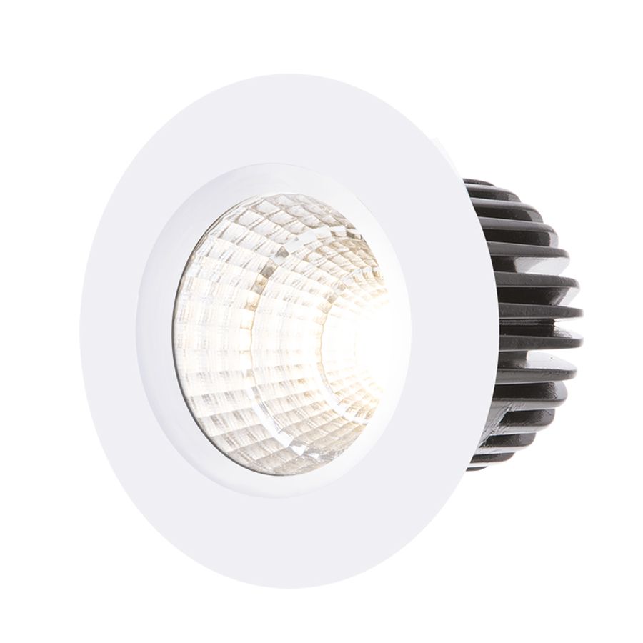 LED-Einbauspot FIXO weiss 3000K 960lm 60°
