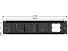 CUBOBOX bloc mul. nr M4 1x type 13 1x Schuko 1x USB-C 60W 1x vide