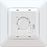 Termostato ambiente riscaldamento / raffreddamento SM bianco