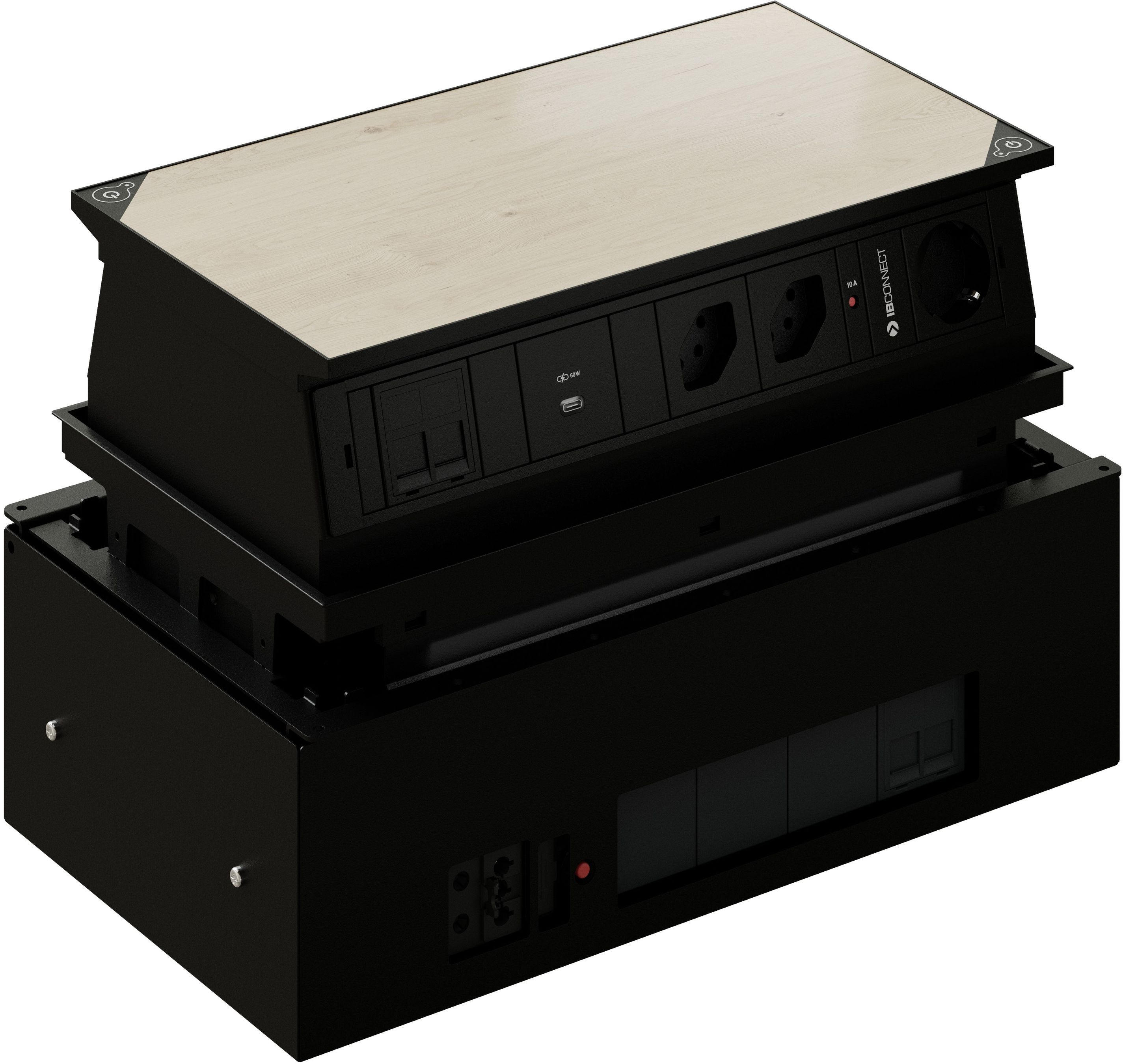 MEETING 4x Typ 13 1x Schuko 2x RJ45 3x USB-C 60W 1x A/C 1x HDMI