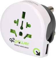 Adaptateur monde Q2 Power Afrique du Sud - USB