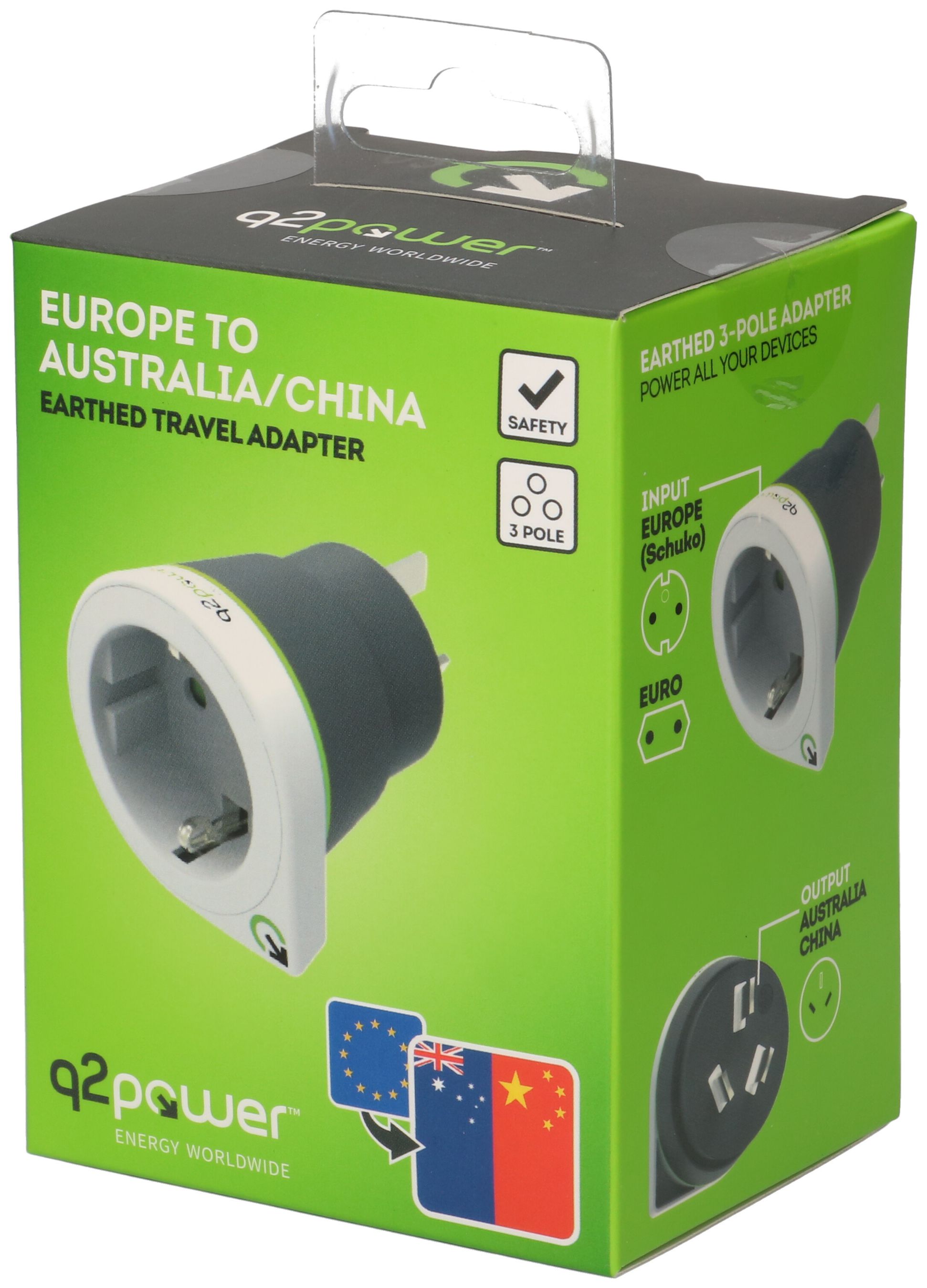 Reiseadapter Europe to Australia