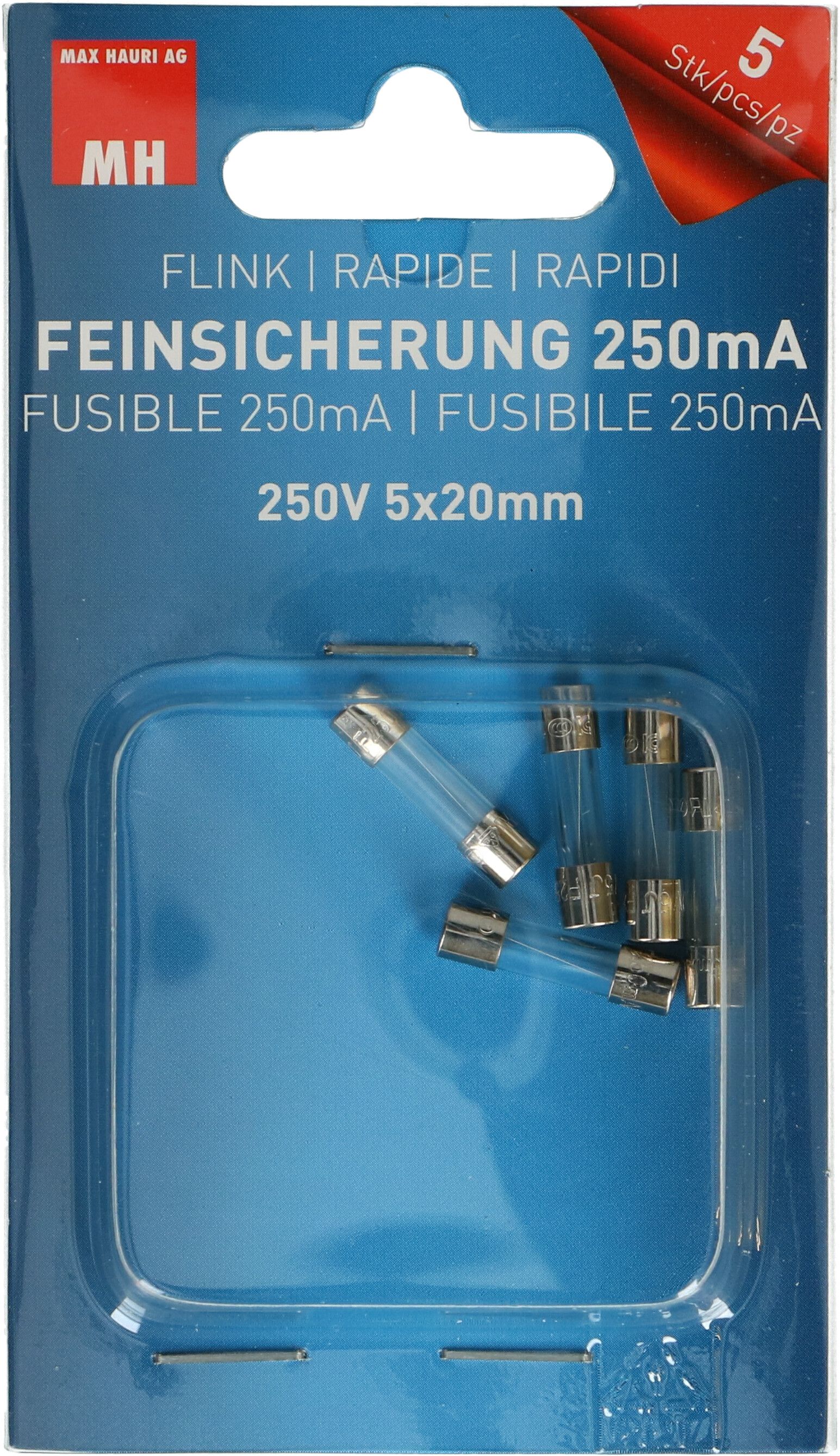 Scharnberger+Hasenbein Feinsicherung 5x15 mm flink 250V 2A 62050