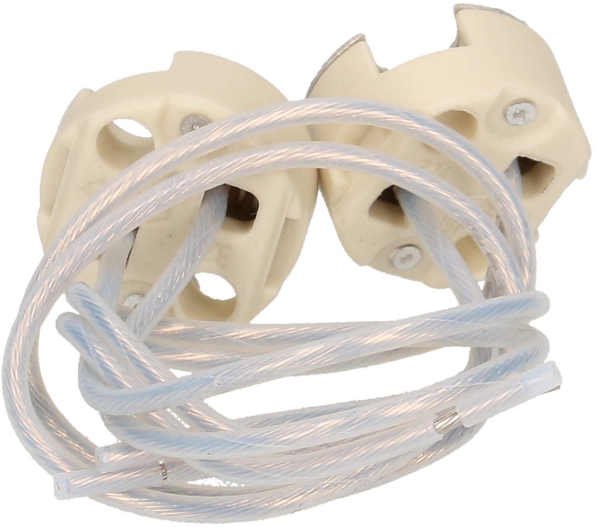 Halogenfassung G4/G5.3/G6.35 PTFE L=140mm