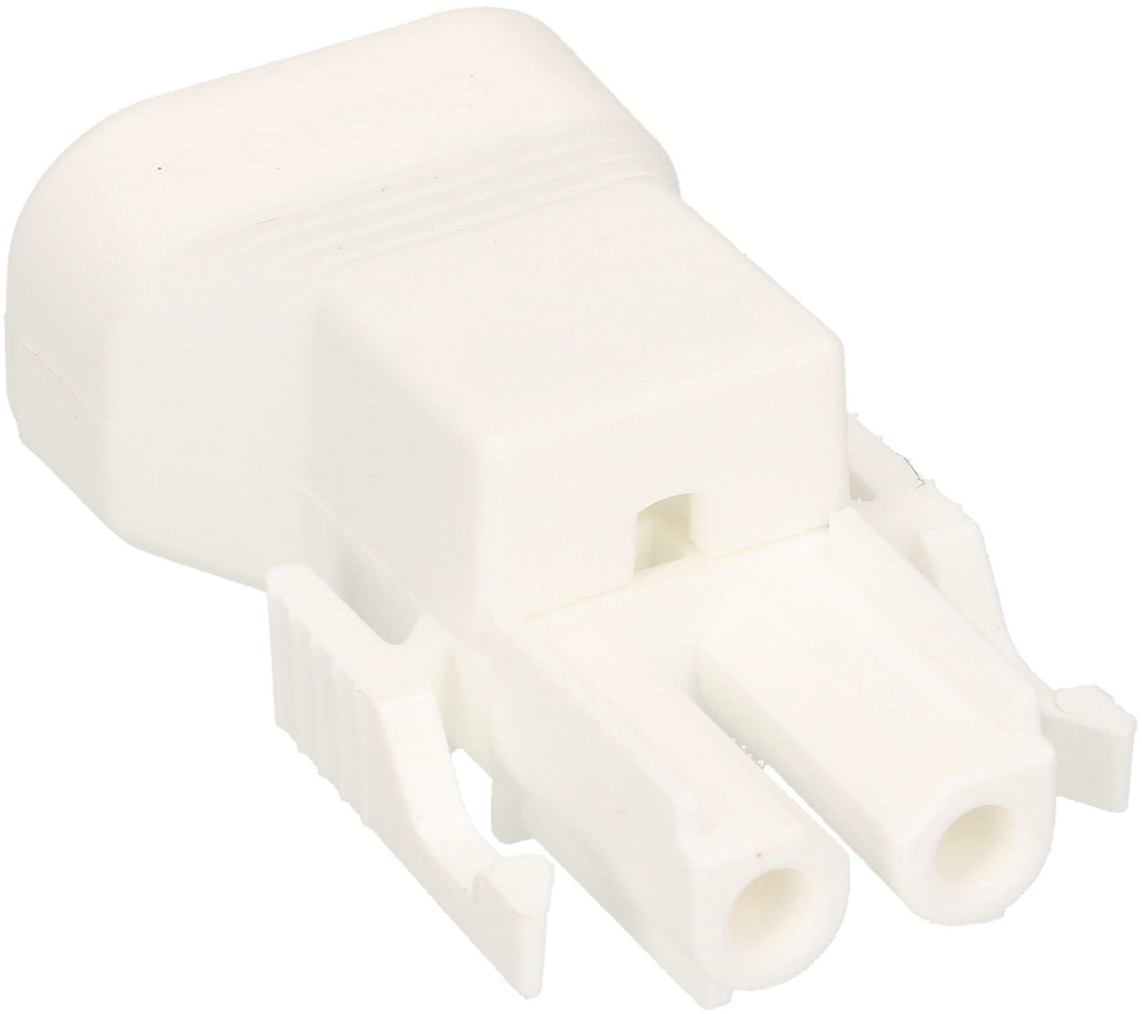 ENSTO-socket 2-pol white 250V 16A 2,5mm2