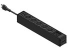 CUBO Steckdoseneinheit schwarz 5x Typ 13 1x Leermodul Magnet