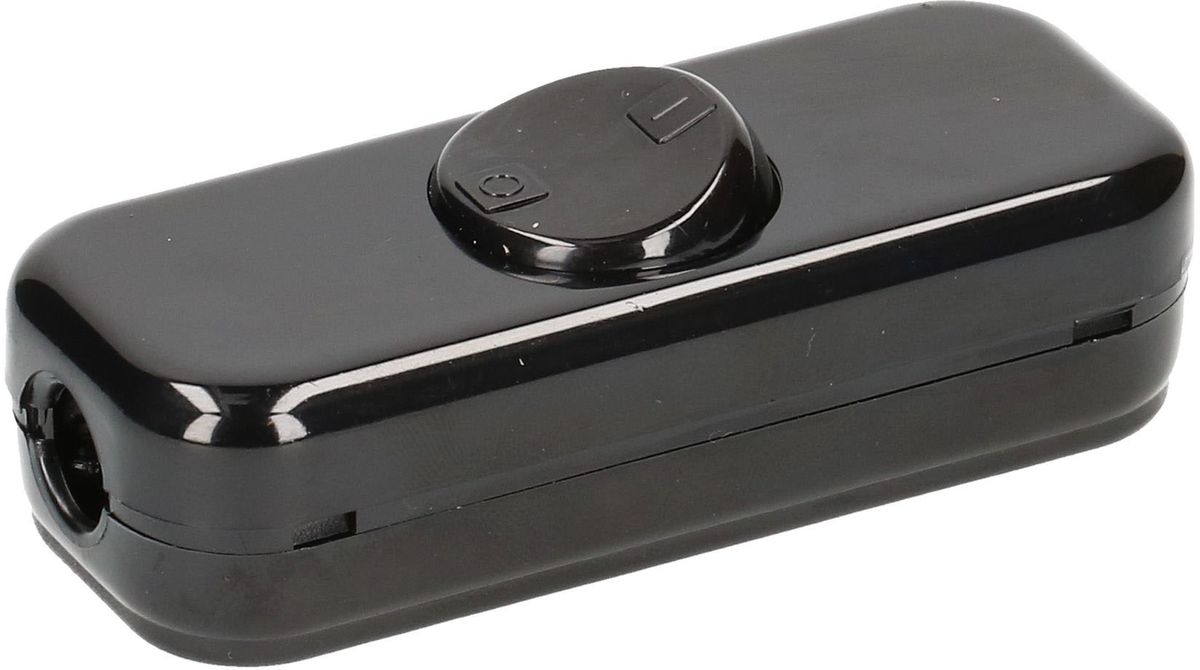 Schnurschalter 2polig AUS 10A schwarz