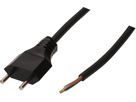 GD-Netzkabel H05RR-F2X1.0 5m schwarz Typ 11