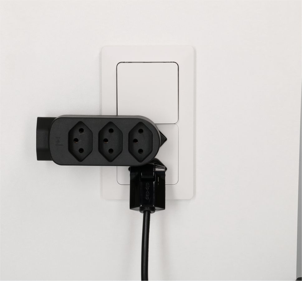 Abzweigstecker ADAPT 1x Typ 13 USB-C/C 20W sw drehbar Green+Fair