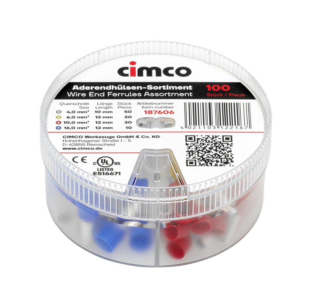 Aderendhülsen-Streudose 4-6-10-16mm² iso FR DIN