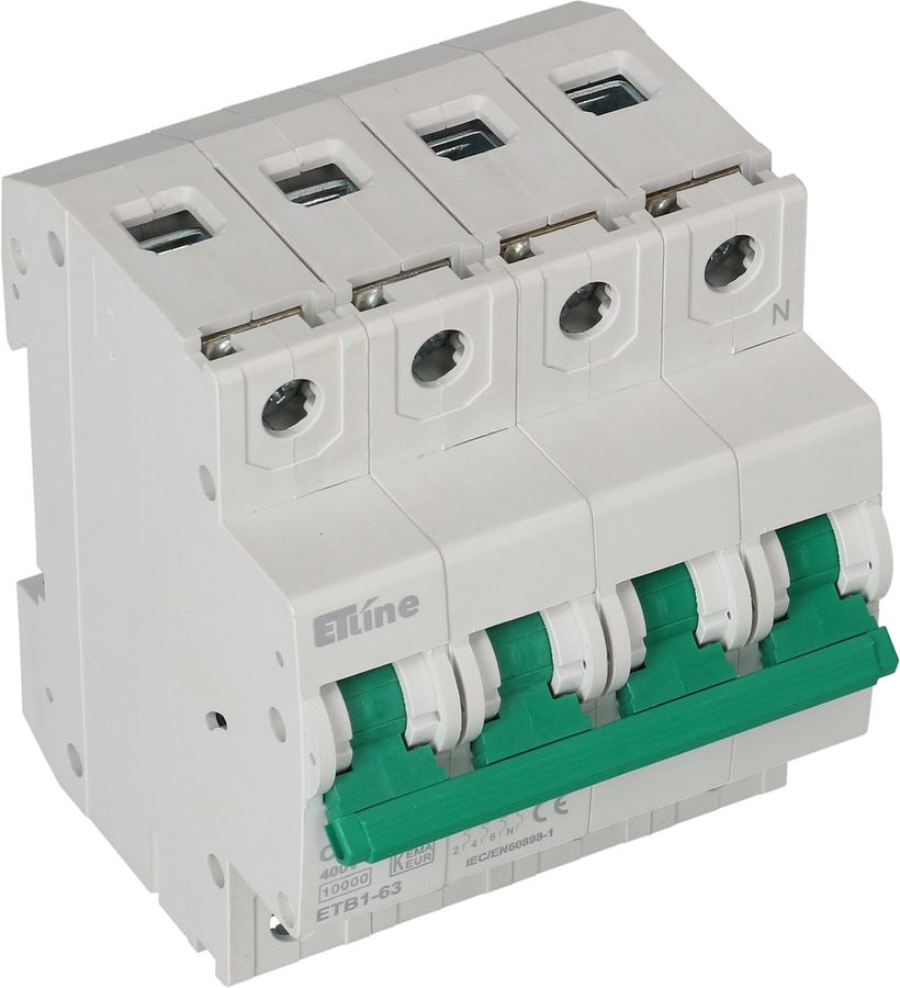 Leitungsschutzschalter 3P+N C 10A 10kA