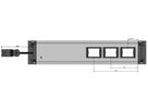 INTRO2.0 Steckdoseneinheit eloxiert 3x Typ 13 3x Leermodul