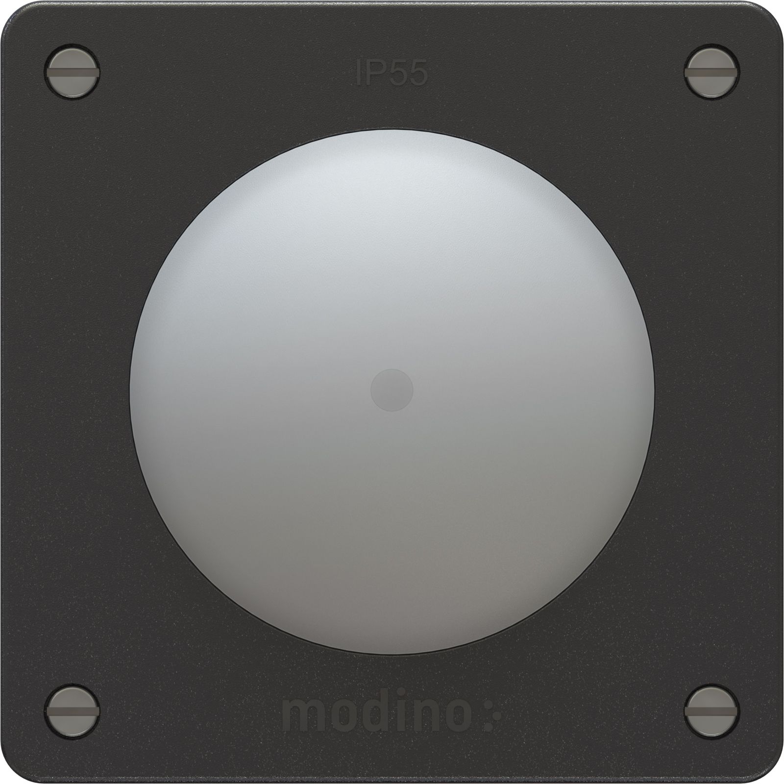 pulsante NA/NC illuminato INC exo IP55 nero
