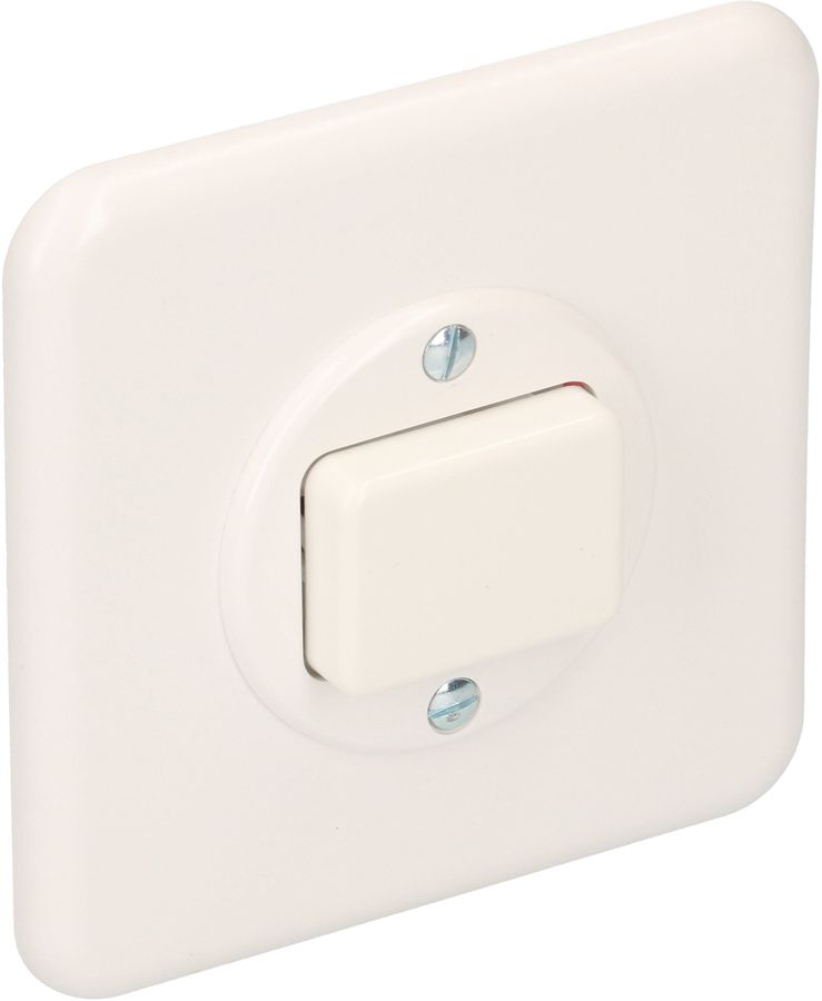 interruttore schema 6 dim.1x1 INC Mica Standard bianco