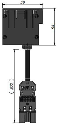 CUBOBOX bloc multiprise noir M 4 fois 3x type 13 1x USB-A/C