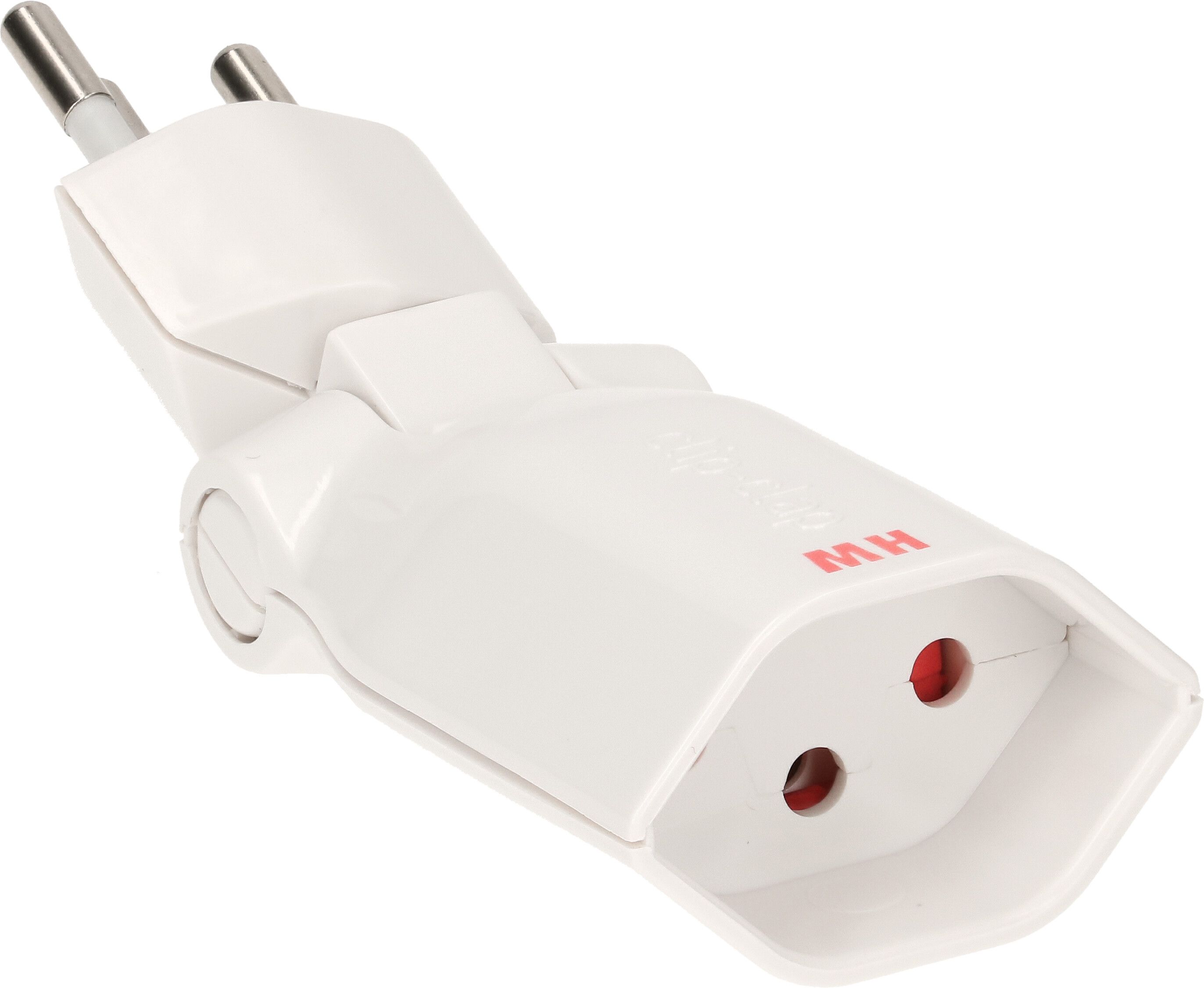 spina multipla clip-clap 1x tipo 13 3 poli bianco