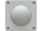 Drucktaster A/R beleuchtet UP exo IP55 lichtgrau