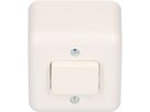 interruttore schema 6 dim.1x1 AP Mica Standard bianco