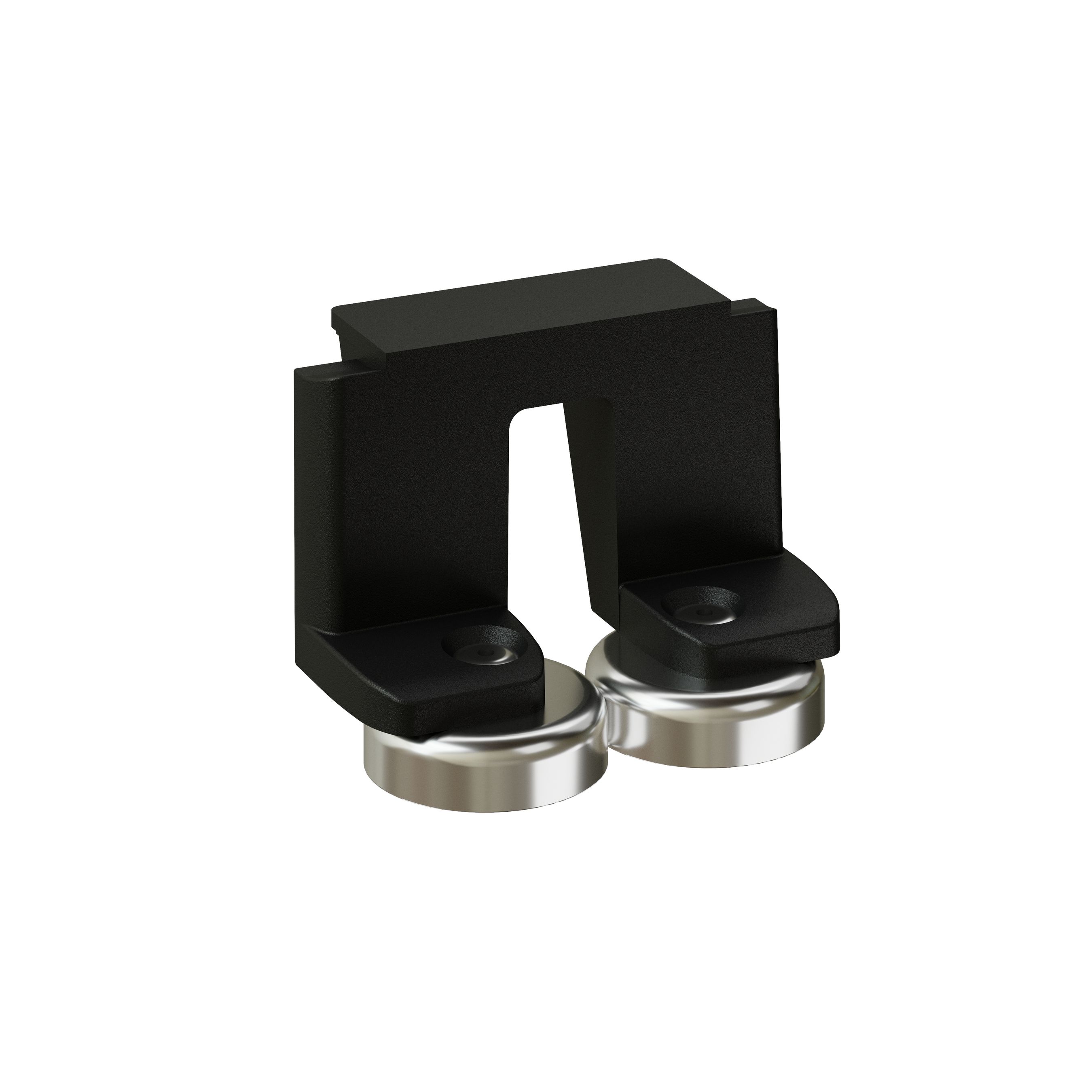 CUBO set di fissaggio aumenti antracite con magnete / 2 pezzi