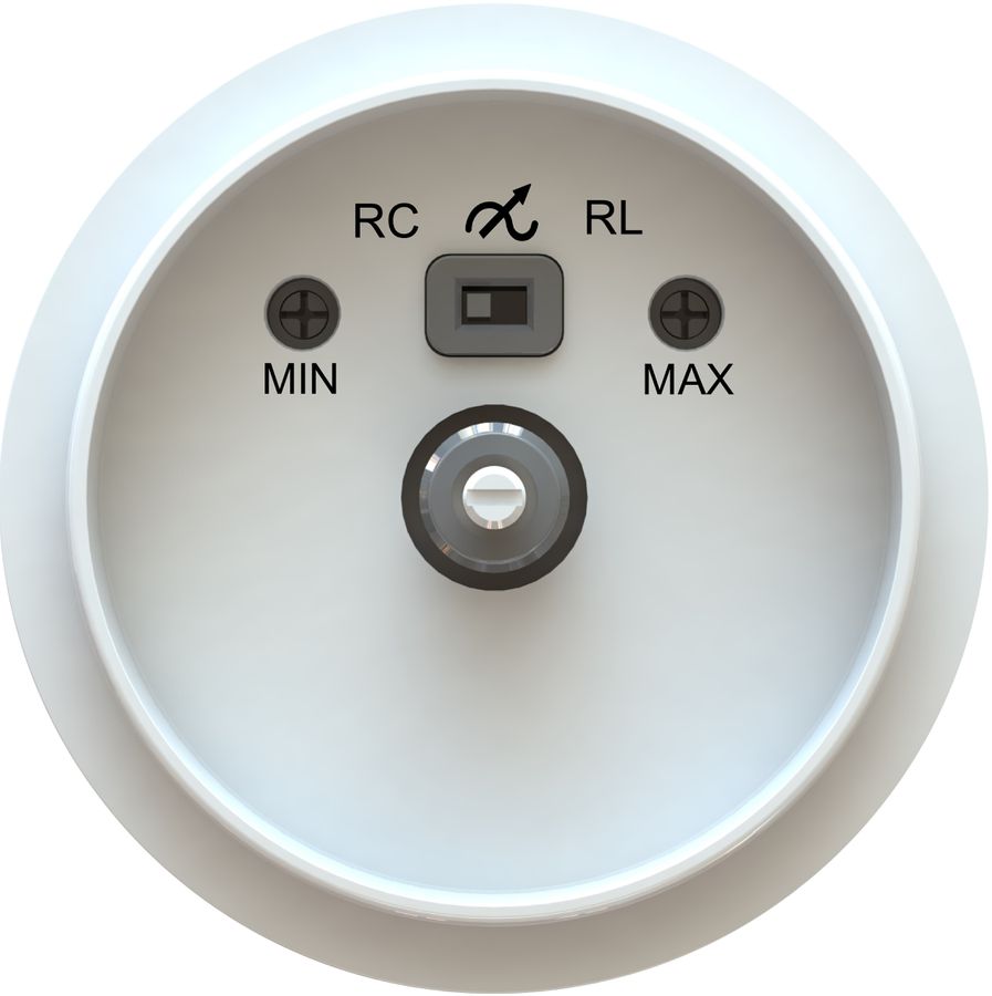 variatore rotativo universale LED 2-400VA AP maxONE bianco