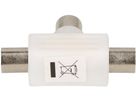 Distributore di allacciamento 2x radio bianco