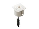 UNIT bloc multiprise blanc 1x type 13 1x USB A/C