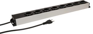 Steckdosenleiste Power Line 8x Typ 13 grau/schwarz 1.5m