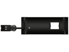 INTRO2.0 Steckdoseneinheit schwarz 1x Typ 13 1x USB-A/C 1x Leer