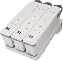 LIBERTY QIKPAC Bundle bc Charger Base+3 piles avec USB-A/C 12/60W