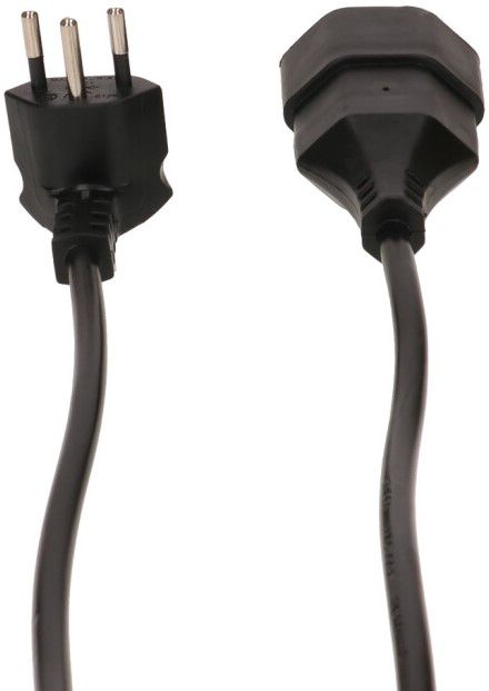 Rallonge TD H05VV-F3G1.0 3m noir BS type 12 / type 13