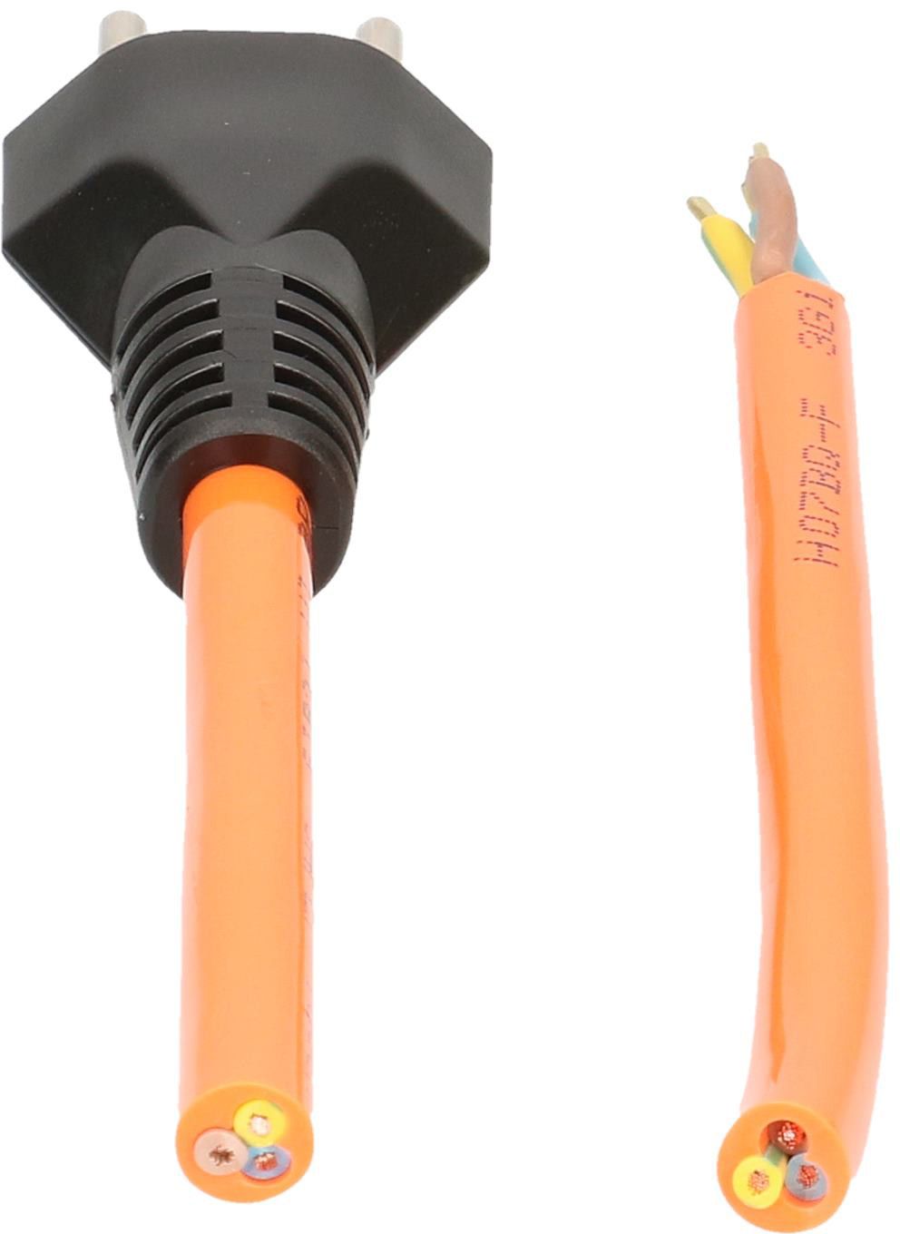 EPR/PUR câble secteur H07BQ-F3G1.5 10m orange type 12