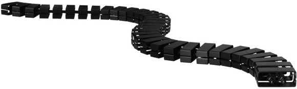 Kabelschlange Cube 1.00m schwarz RAL9005