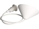 lampada a sospensione E14 bianco L=0.7m