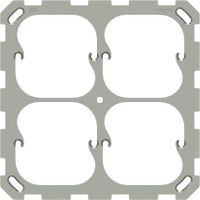 Fixing plate size 2x2 square