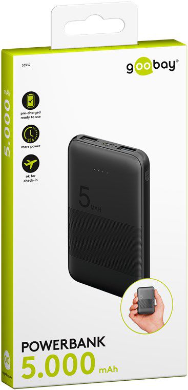 Powerbank kompakt 5000mAh