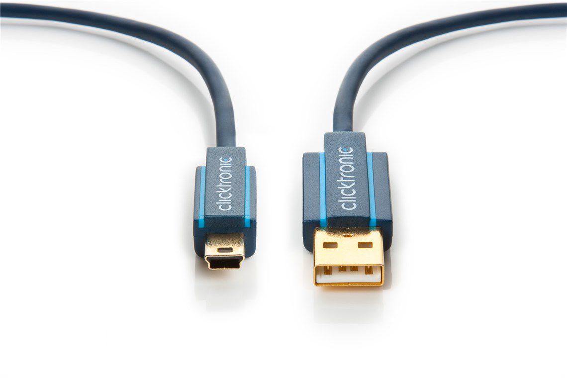Mini USB 2.0 Adapterkabel 0.5m