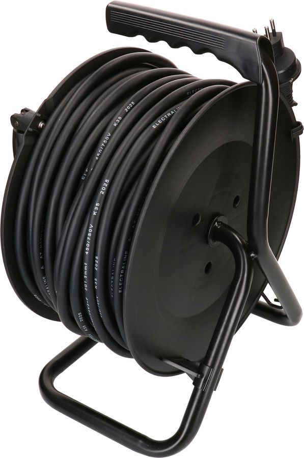Kabelrolle 3x Typ 13 IP55 50m schwarz