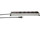Steckdosenleiste Power Line 5x Typ 13 grau/schwarz Schalter 5.0m