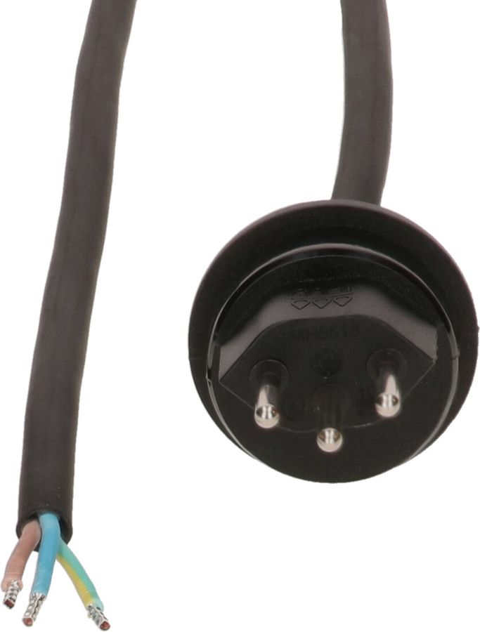 GDV câble secteur H07RN-F3G1.5 5m noir type 13 IP55