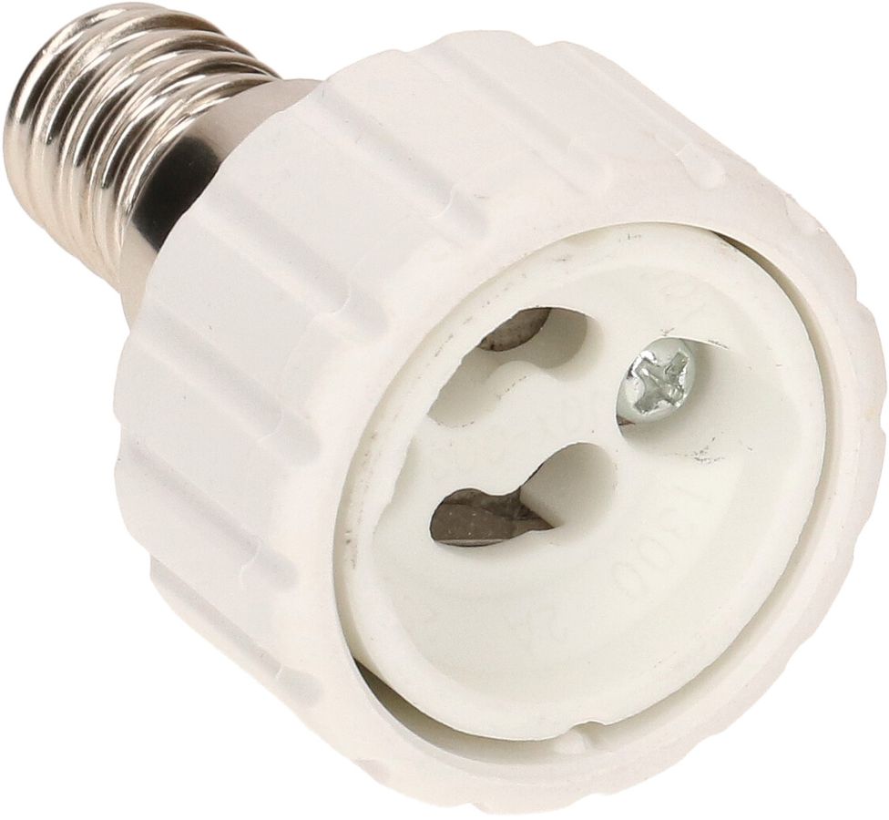 Adaptor Socket E14 to GU10 / Colour: white