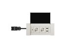 NEXO Steckdoseneinheit weiss 2x Typ 13 1x USB-A/C