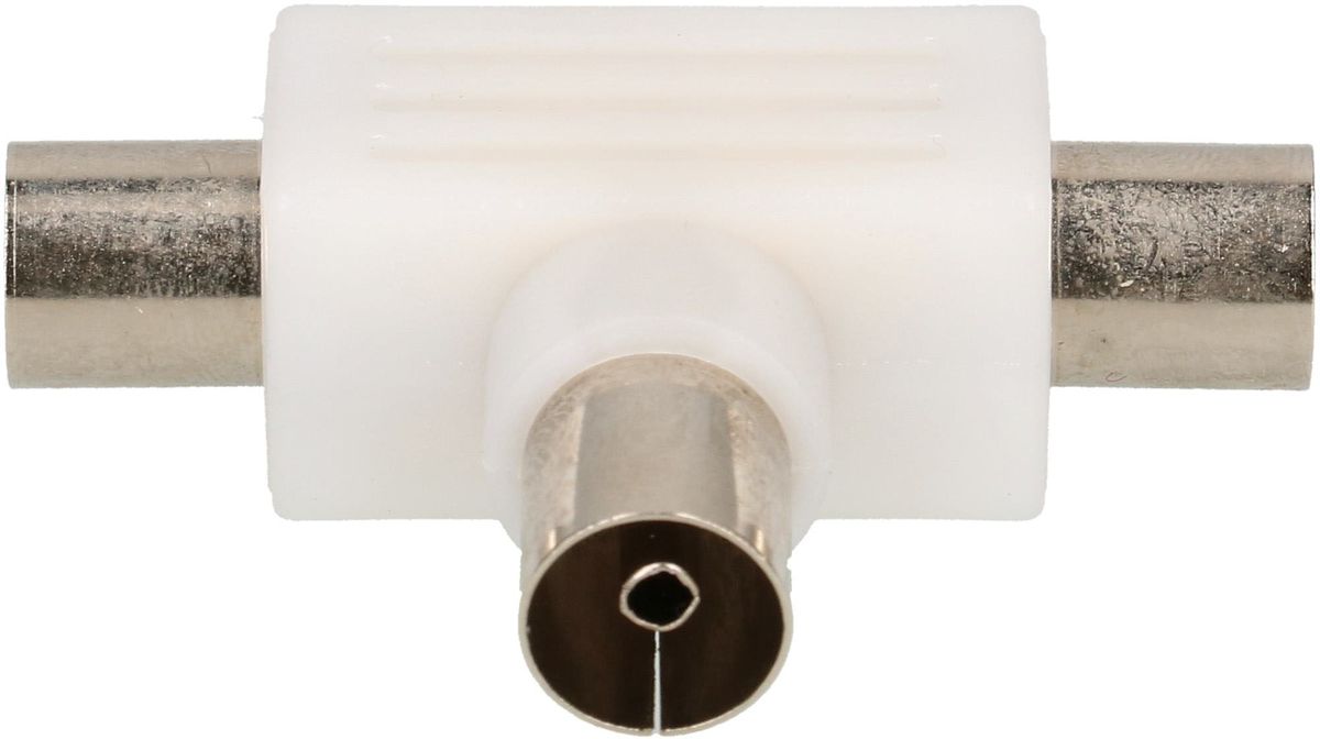 Distributore di allacciamento 2x radio bianco