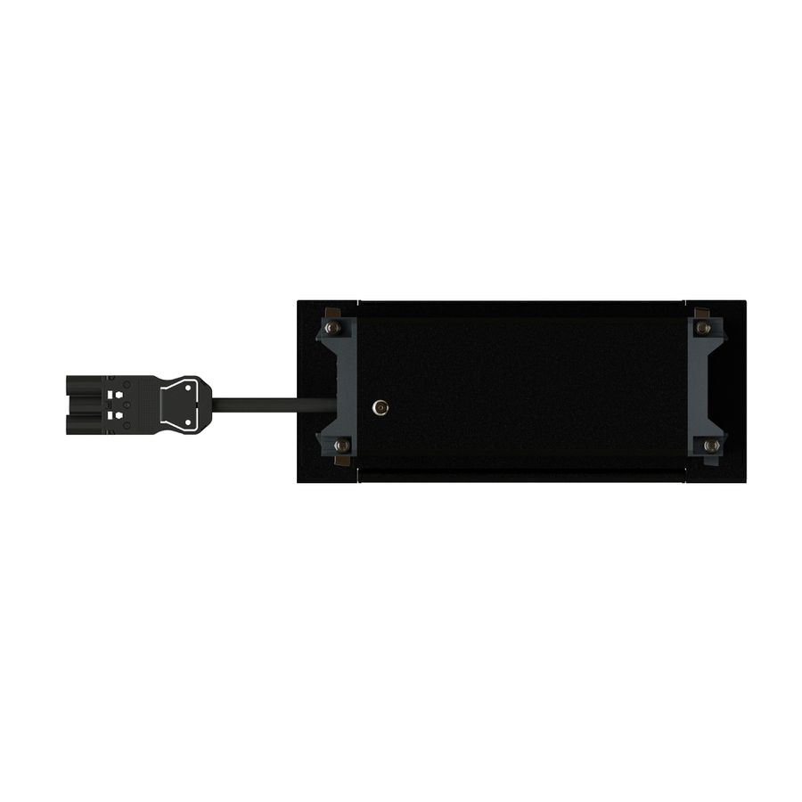 NEXO Steckdoseneinheit schwarz 2x Typ 13 1x USB-C/C