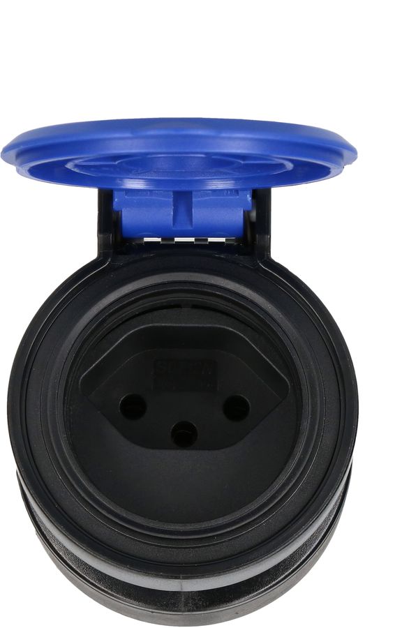 Kupplung Typ 13 3-polig schwarz/blau IP55